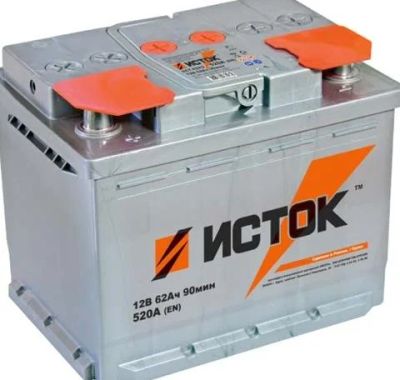 Лот: 3216668. Фото: 1. Аккумулятор Istok 6СТ-62 N зал... Аккумуляторы