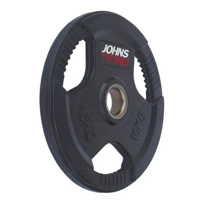 Лот: 22360385. Фото: 1. Диск обрезиненный 10кг Johns 91010... Штанги, блины