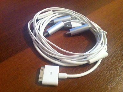 Лот: 1606878. Фото: 1. Composite av cable for iPad, iPhone... Другое (аксессуары)