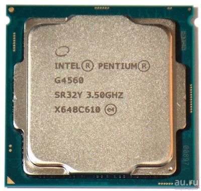 Лот: 15320956. Фото: 1. Intel Pentium G4560, 2*3,50 ГГц... Процессоры