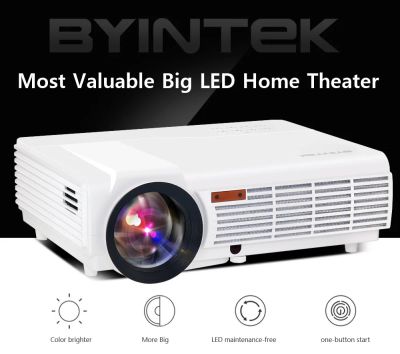 Лот: 11092296. Фото: 1. Проектор Byintek BT96 HDMI, USB... Проекторы