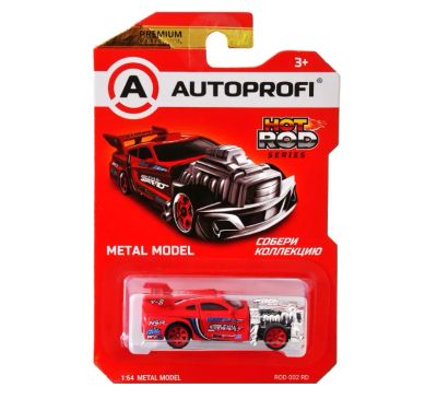 Лот: 25804798. Фото: 1. Машинка 1:64 Hot Rod Красный ROD-002. Другое (авто, мото, водный транспорт)