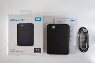 Лот: 17651973. Фото: 1. Внешний диск HDD WD Elements Portable... Внешние жесткие диски