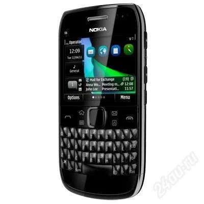 Лот: 1772957. Фото: 1. Продам смартфон nokia E6 black. Смартфоны