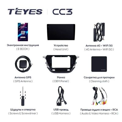 Лот: 21427799. Фото: 1. Штатная магнитола Teyes CC3 4... Автомагнитолы