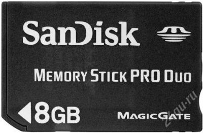 Лот: 1724179. Фото: 1. Memory Stick PRO Duo 8gb с рубля... Карты памяти