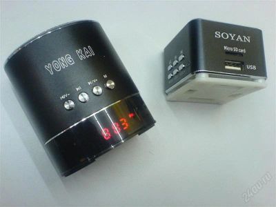 Лот: 2340040. Фото: 1. колонка MP3 цветная 390р. Музыкальные центры, магнитолы