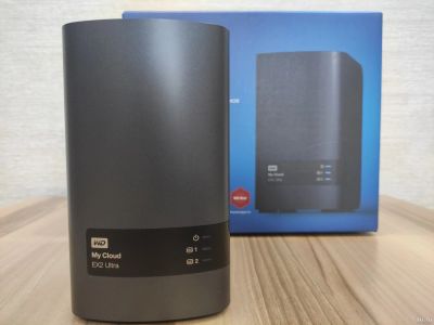 Лот: 17113033. Фото: 1. Сетевое хранилище Western Digital... Другое (сетевые устройства)