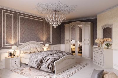 Лот: 24608393. Фото: 1. Спальный гарнитур Hoff Николь. Спальные гарнитуры