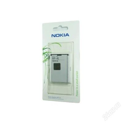 Лот: 2427847. Фото: 1. Акб BP-4L Original 100% Nokia... Аккумуляторы