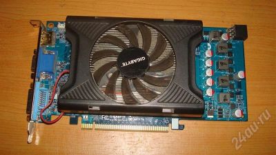 Лот: 439619. Фото: 1. Видеокарта Gigabyte 9800gt 512mb... Видеокарты