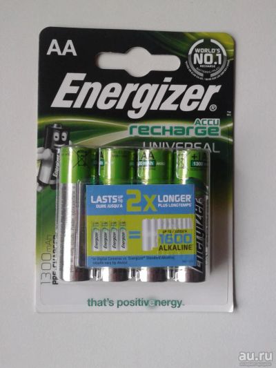 Лот: 8334975. Фото: 1. Новые аккумуляторы Energizer пальчиковые... Батарейки, аккумуляторы, элементы питания