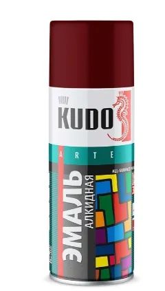 Лот: 22938270. Фото: 1. Эмаль Kudo KU-1004 аэрозольная... Краски, лаки, растворитель
