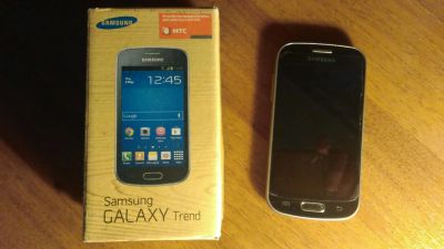 Лот: 6022211. Фото: 1. смартфон Samsung Galaxy Trend... Смартфоны