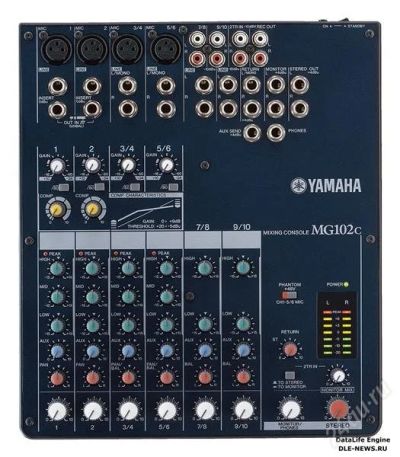 Лот: 2767843. Фото: 1. Yamaha MG102С микшер. Микшеры, предусилители, микрофонные эффекты