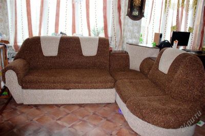 Лот: 2451733. Фото: 1. Мягкий уголок + кресло. Кресла, пуфы