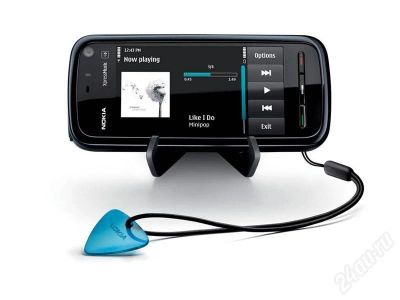Лот: 636780. Фото: 1. nokia 5800 xpressmusic blue. Интересен... Смартфоны