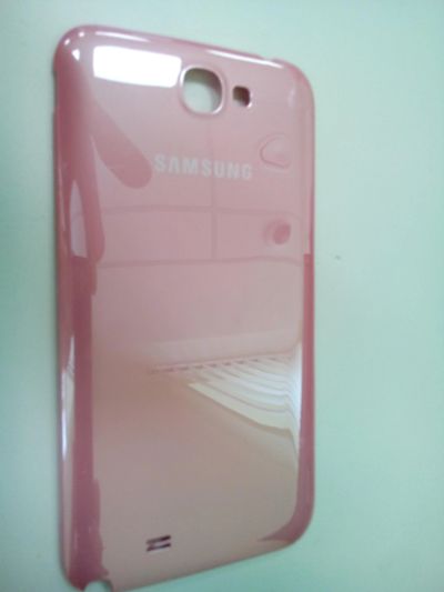 Лот: 12317017. Фото: 1. Задняя крышка Samsung N7100 розовый. Корпуса, клавиатуры, кнопки