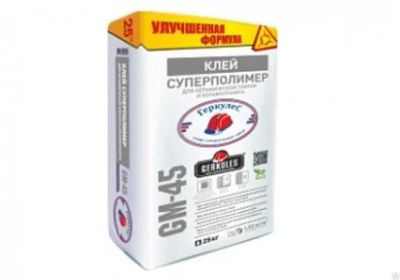 Лот: 8630685. Фото: 1. Клей для кафеля Геркулес GM-45. Клеи, герметики, пена монтажная, клейкие ленты