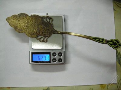 Лот: 1640734. Фото: 1. лопатка для торта серебро эмаль. Предметы интерьера и быта