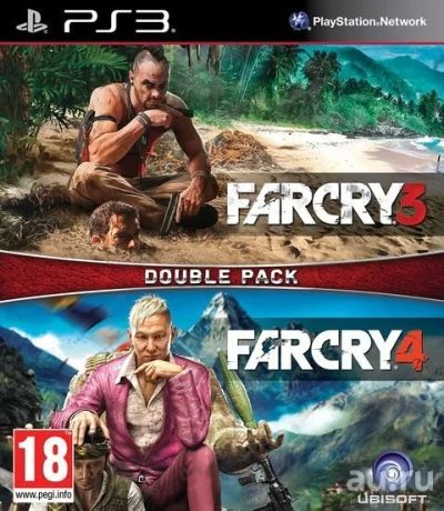Лот: 16232183. Фото: 1. Far Cry 3 + Far Cry 4 (Double... Игры для консолей