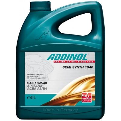 Лот: 8254160. Фото: 1. Addinol semi synth 1040 10w40. Масла, жидкости