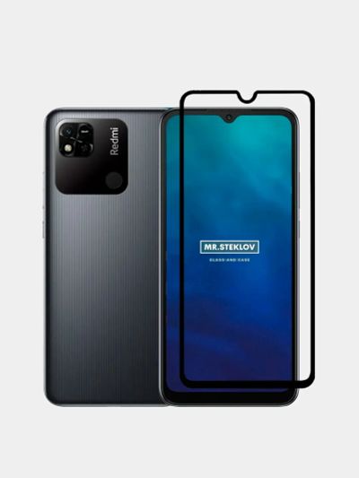 Лот: 19429878. Фото: 1. Защитное стекло Xiaomi Redmi 10A... Защитные стёкла, защитные плёнки