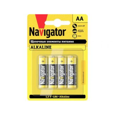 Лот: 15011710. Фото: 1. Батарейка Navigator 61463 LR06... Батарейки, аккумуляторы, элементы питания