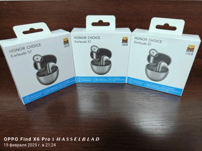 Лот: 25036954. Фото: 1. Наушники TWS Honor choice earbuds... Наушники, гарнитуры