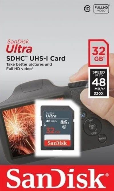 Лот: 13429404. Фото: 1. Карта памяти SanDisk Ultra SDHC... Карты памяти