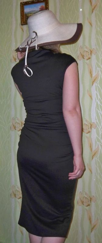 Лот: 3292280. Фото: 1. Синее офисное платье 44-46р-ер. Платья
