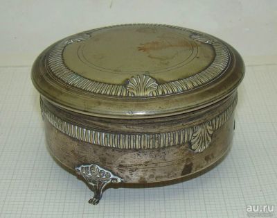 Лот: 11191725. Фото: 1. Шкатулка старинная (V502). Предметы интерьера и быта