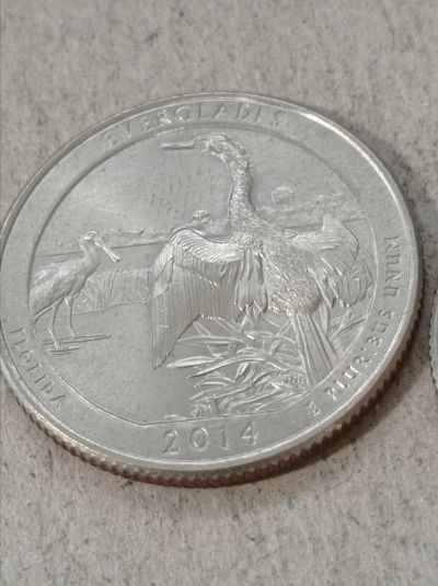 Лот: 8701446. Фото: 1. 25 центов 2014 г. Сша. Серии парки... Америка