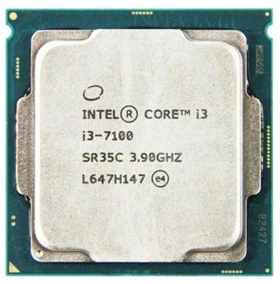 Лот: 14905816. Фото: 1. Процессор Intel i3-7100 (+ штатное... Процессоры