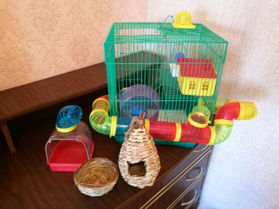 Лот: 11337271. Фото: 1. Коттедж для хомяка. Домики, переноски, клетки, когтеточки