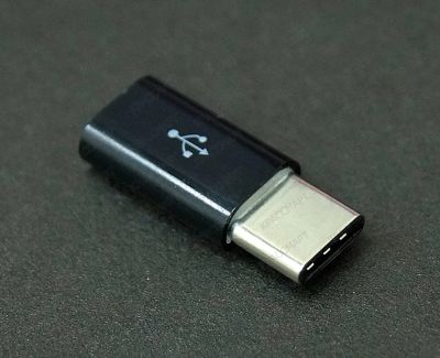 Лот: 8213908. Фото: 1. Переходник с Micro USB на Type... Дата-кабели, переходники