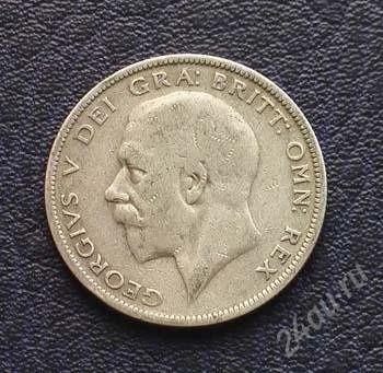Лот: 1755769. Фото: 1. Великобритания, полкроны 1929... Великобритания и острова