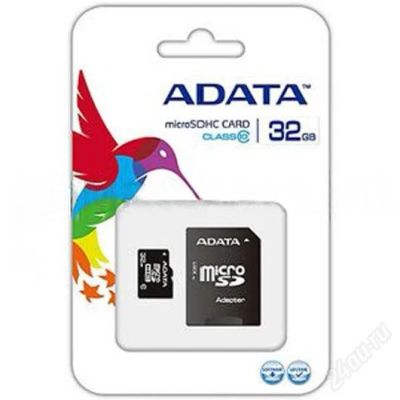 Лот: 1541650. Фото: 1. Карта памяти ADATA microSDHC 32... Карты памяти