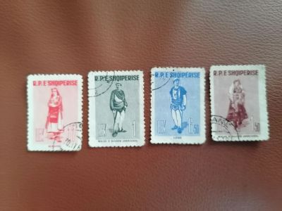 Лот: 25708183. Фото: 1. Албания. Набор марок 1961 год... Марки
