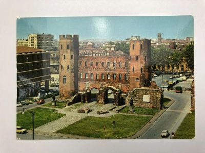 Лот: 23299627. Фото: 1. Турин. Палатинские ворота. Открытка... Открытки, конверты