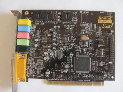 Лот: 10101546. Фото: 1. Creative SB Live! CT4830 PCI. Звуковые карты