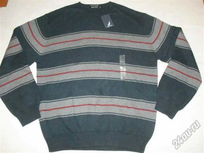 Лот: 5939934. Фото: 1. Свитер Nautica США р.XL(52). Свитеры, толстовки, худи