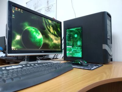 Лот: 16067983. Фото: 1. Игровой ПК 4 ядра (Xeon5450) 8gb... Компьютеры в сборе