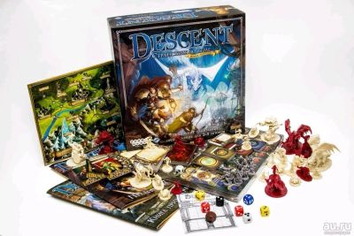 Лот: 13070033. Фото: 1. Descent. Настольные игры, карты