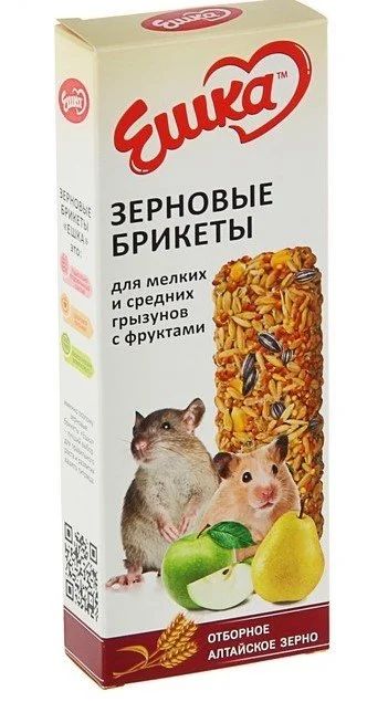 Лот: 16438986. Фото: 1. Зерновые брикеты для мелких и... Корма