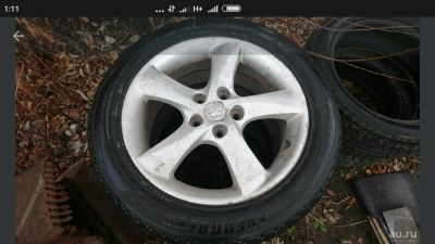 Лот: 11826479. Фото: 1. Диски +резина r17 mazda. Диски