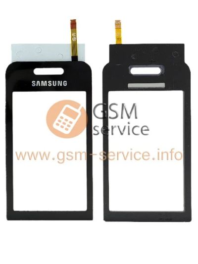 Лот: 6663020. Фото: 1. Тачскрин Samsung S5230 черный... Дисплеи, дисплейные модули, тачскрины