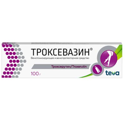 Лот: 23714891. Фото: 1. Троксевазин гель 2% 100г. Лекарства