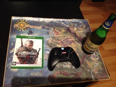 Лот: 5945728. Фото: 1. Ведьмак 3 дикая охота xbox one. Игры для консолей