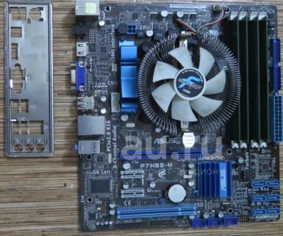 Лот: 18812941. Фото: 1. P7H55-M/ Соre i5 650/ 4GB RAM. Комплекты запчастей